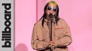 Billie Eilish Accepts The Woman of the Year Award | Women In Music