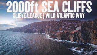 2000ft SEA CLIFFS AT SLIEVE LEAGUE | WILD ATLANTIC WAY IRELAND | LANDSCAPE PHOTOGRAPHY VLOG