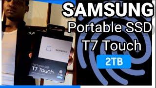 SAMSUNG PORTABLE SSD T7 TOUCH 2TB