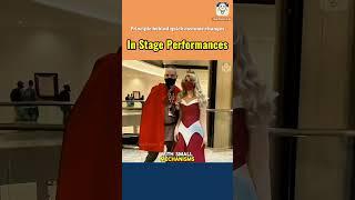 The principle behind quick costume changes in stage performances