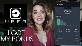 How much is Uber's sign on BONUS / Guarantee?