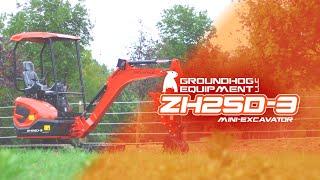 The Groundhog ZH25D-3 Mini-Excavator Walkthrough