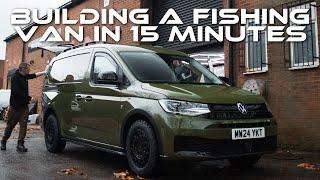 BUILDING A FISHING VAN IN 15 MINUTES! *WOLFSBURG VANS*