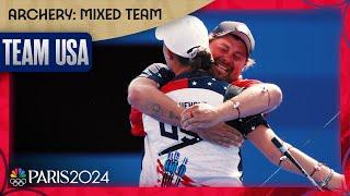 USA secures first archery medal since 2016 behind Ellison, Kaufhold | Paris Olympics | NBC Sports