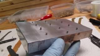 Making an aluminum fixture plate to hold SAK scales