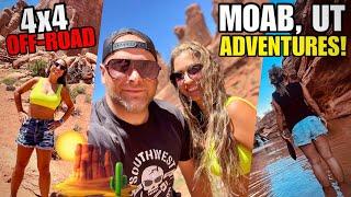 EXPLORING MOAB, UTAH! ARCHES NATIONAL PARK, 4x4 OFF-ROAD ADVENTURE TOUR…