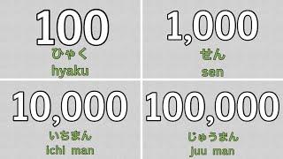 ［Hiragana］Numbers(100-100000)n Japanese