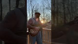 Playing along w/ the last few minutes of a beautiful sunny day. Slide guitar on my old 1934 National