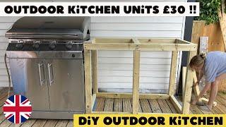 Outdoor Kitchen - Build Your Own Units For Under £30!!