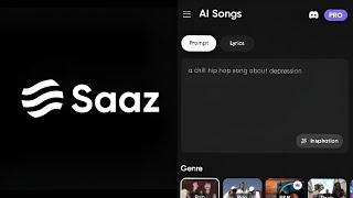 Saaz AI Song & Music Maker ( FULL TUTORIAL)