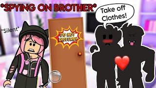 I CAUGHT My Brother ONLINE DATING!? *SPYING*  in Adopt Me