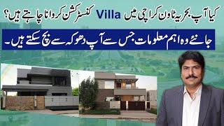 Villa Construction in Bahria Town Karachi