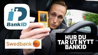 Bank ID - Beställa nytt BankID Steg för Steg. Swedbank med Säkerhetsdosa