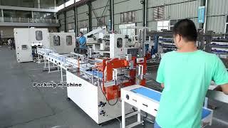 24 rolls small kitchen towel making machine production line