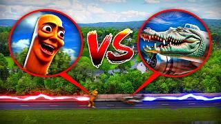 DRONE CATCHES BOMBARDINO CROCODILO VS TUNG TUNG TUNG SAHUR IN REAL LIFE!!