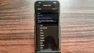 how to unmute calendar alerts on iphone 15 pro max