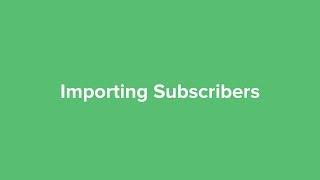 Importing Subscribers in MailerLite Classic