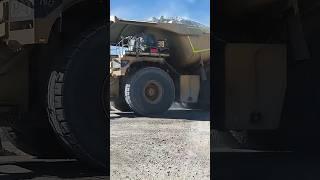 Mining truck speed 60 km per hour #quarry #machinery