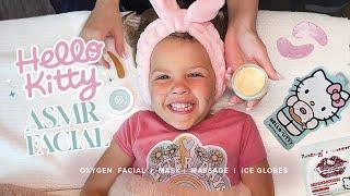 ASMR Facial | Hello Kitty Inspired Facial With My Daughter, Freya!