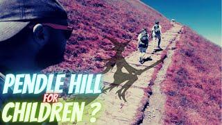 Taking Children Hiking up Pendle Hill in Lancashire - 1827 ft !