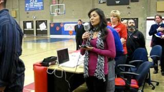 Kat Gomez sings National Anthem