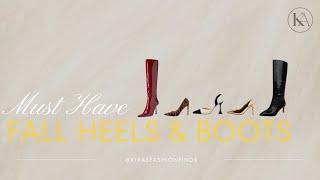 Amazon Must Have Fall Shoes | Heels & Boots for Autumn | Kira's Fashion finds