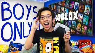 I Made A BOYS ONLY Gaming Room! *NO GIRLS ALLOWED*