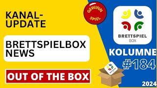 Brettspiel Kanal Update - News - Oktober 2024