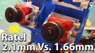 Caddx Ratel - 2.1mm Vs. 1.66mm Lens Side By Side Comparison