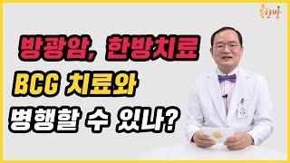 [부산일보 톡한방] 방광암, 한방치료 BCG 치료와 병행할 수 있나?