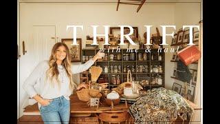 Thrift With Me & Haul | Neutral & Vintage Decor