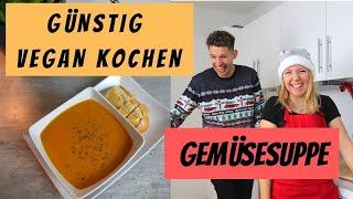 Vegane Gemüsesuppe | Einfach, schnell, lecker | Koch'vegan