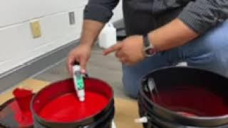 How to check pH of ink