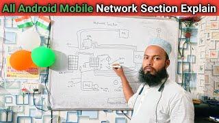 All Android Mobile Network Section Explain | Android Mobile Network Section Diagram