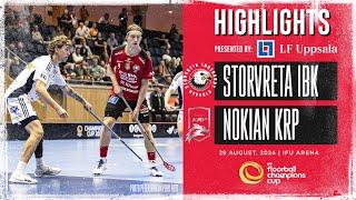 Highlights Champions Cup Quarterfinal 2 Storvreta IBK vs Nokian KrP