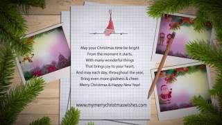 Merry Christmas Wishes with Animated Greetings Messages