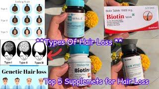 Hair Loss |  Best Supplements For Hair Growth And Thickness In India | myupchar biotin