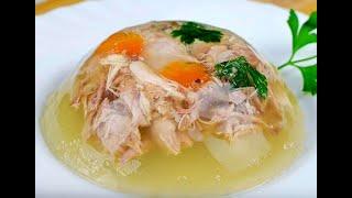 Заливное от Луча. Pork leg aspic. ऐस्प. Aspic