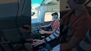 Aerial Adventures: 9-Year-Old Pilot’s Takeoff Journey ️ #aviation #pilot #flying