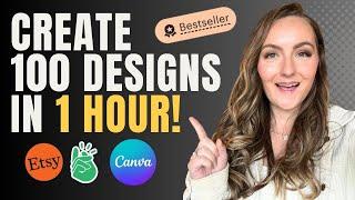 How Top Etsy Sellers Create 100+ Designs in Just 1 Hour! 