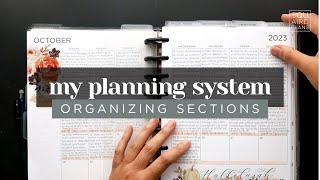 MY PLANNER SYSTEM :: HOW TO ORGANIZE YOUR PLANNER SECTIONS FOR MAXIMUM PRODUCTIVITY & EFFICIENCY