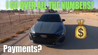 How much did I pay for my 2024 Audi RS3?