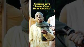 Swamiji Says Simply Chant Hare Krishna - Prabhupada 0767
