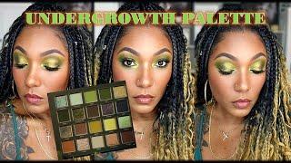 Sultry Green Smokey Eye featuring Cosmic Beauty's Undergrowth Palette | KOLORFUL KALMELE