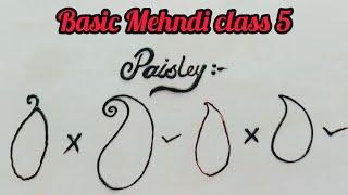 learn basic mehndi elements for beginners | mehndi class | class 5