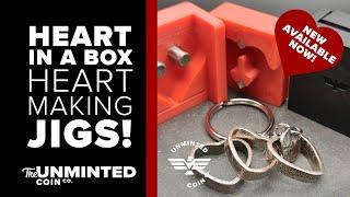 UnMinted "Heart in a Box" Coin Ring Heart Maker Jigs!! How to make a Coin Ring Heart ️