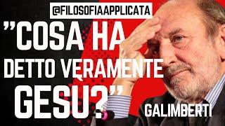 COSA HA DETTO VERAMENTE GESÙ? - Umberto Galimberti Libro "Le Parole di Gesù "