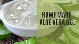 Home Made Aloe Vera Gel | Step by Step Process |Natural DIY @myasiantadka