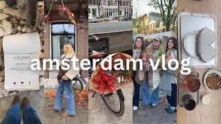 amsterdam vlog | first week of 2025, new apartment tour, skin & life updates, market day & girl time