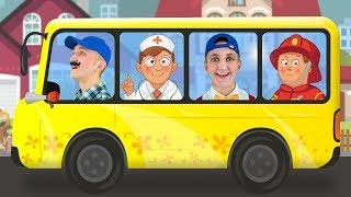 The Bus Song - Super Simple Nursery Rhymes Song. Sing Along With Tiki.